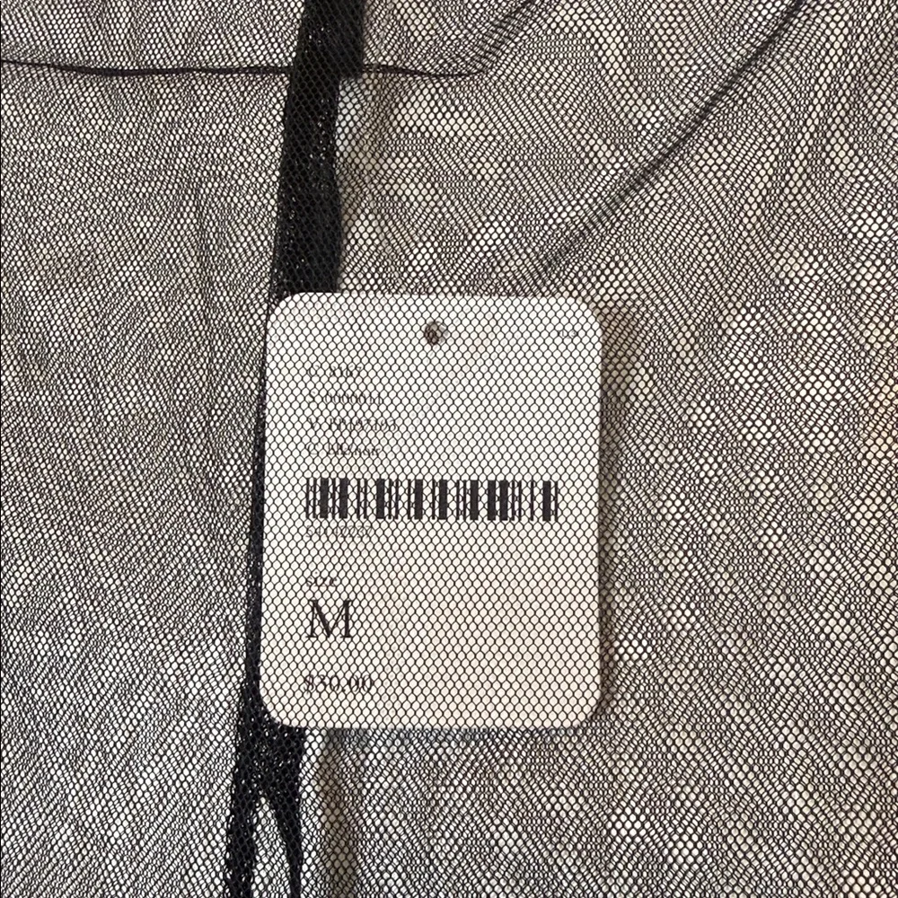 Free People Black Mesh Tights Medium